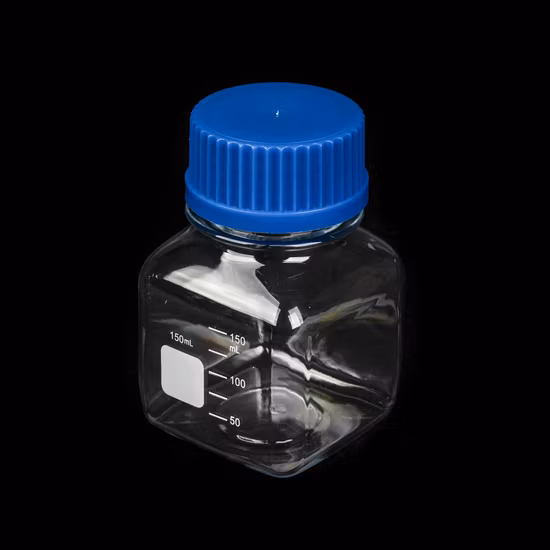 Flacone di reagenti da 125 ml 500 ml Flacone per coltura cellulare sterile Materiali di consumo per laboratorio